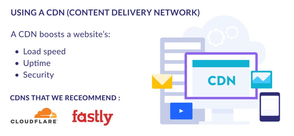 Summary of why a content delivery network is good and recommended CDNs