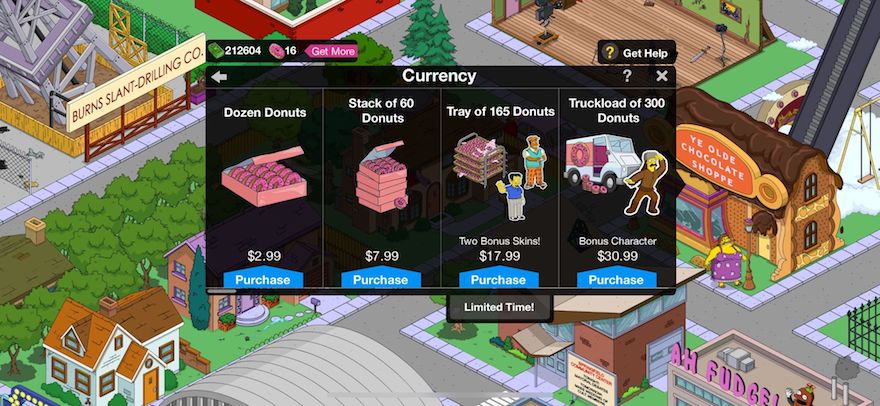 Simpsons Tapped Out screenshot