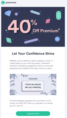 Grammarly promotional