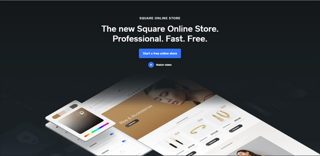 square ecommerce builder